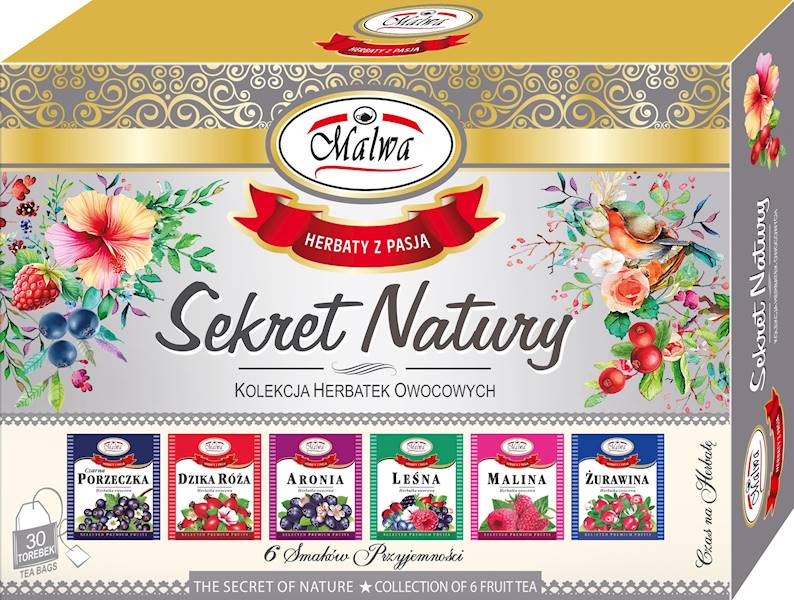 Herbatka Malwa Sekret Natury mix 6x5 kopert