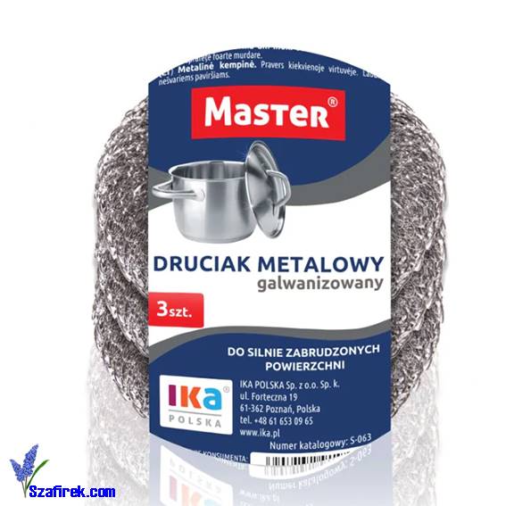 MASTER DRUCIAK METALOWY DO GARNKÓW 3SZT