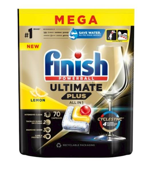 FINISH kaps. DO ZMYWARKI POWERBALL ULTIMATE 70SZT