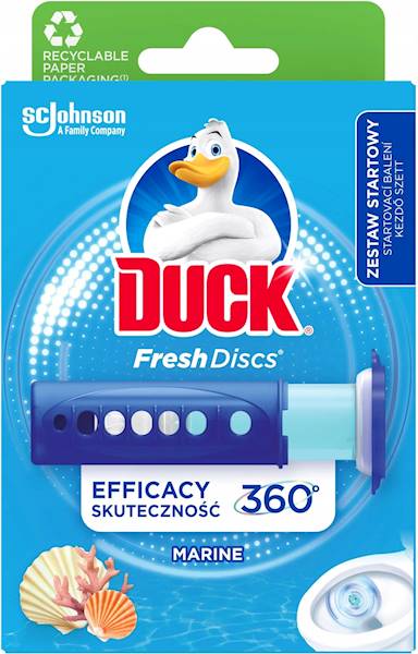 DUCK STARTER FRESH DISCS MARINE  + ŻEL 6 KRĄŻKÓW