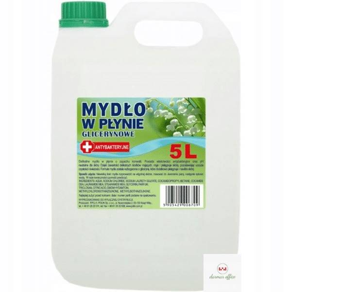 Mydło w płynie antybakteryjne glicerynowe Cari 5l 