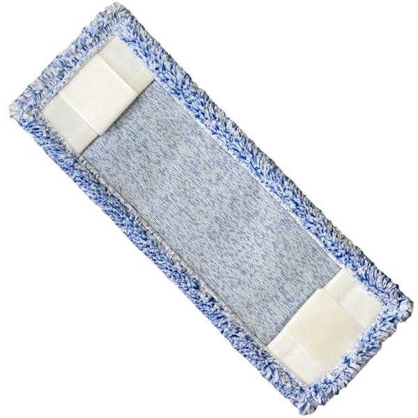 NAKŁADKA mikrofaza 40cm DUO KIESZEŃ I TRAPEZ blue