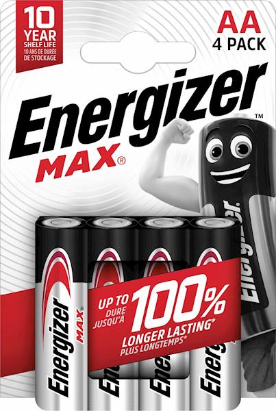 Bateria alkaliczna MAX ENERGIZER LR6/AA (4szt)