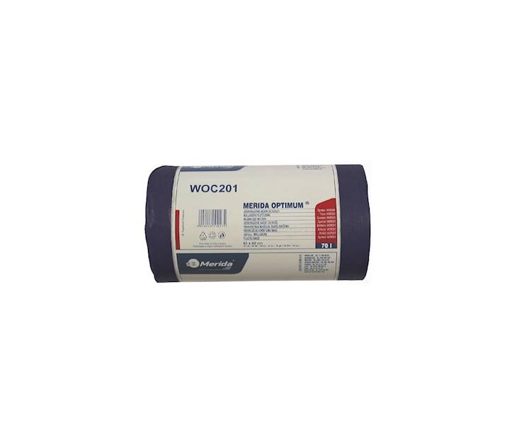WORKI NA ŚMIECI 70L LDPE 50 szt./rolka, czarne