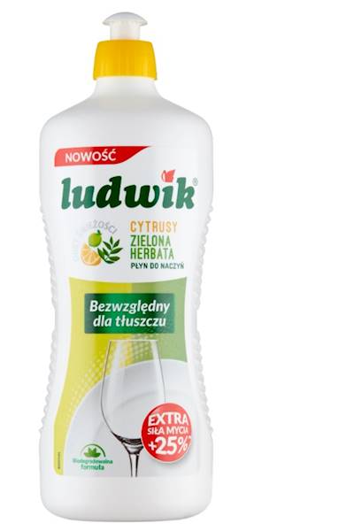 PŁYN DO MYCIA NACZYŃ LUDWIK Cytr+Zielona Herb. 0.9