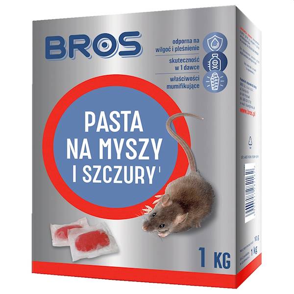 PASTA NA MYSZY I SZCZURY BROS 150g