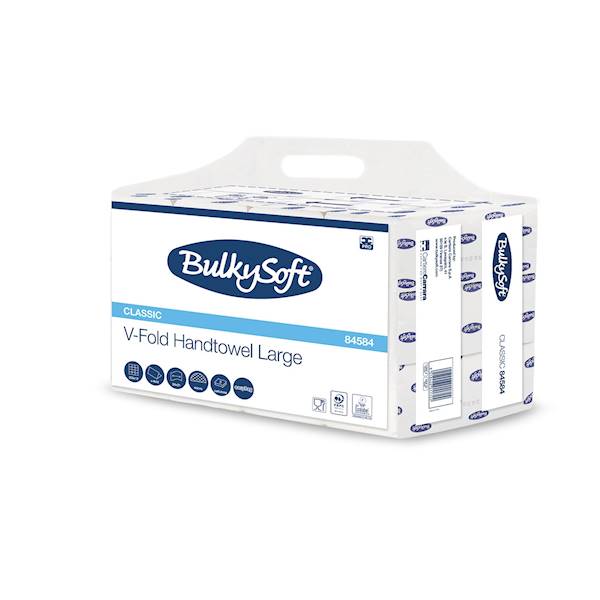 BulkySoft Classic V-Fold ZZ 2w biały celuloza 3000