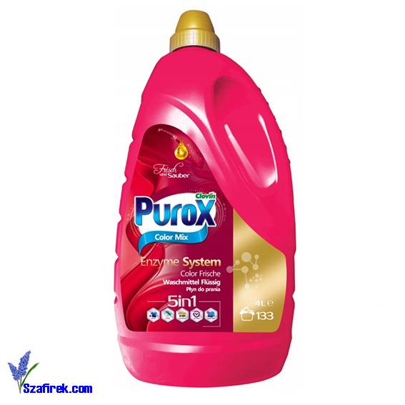 PŁYN DO PRANIA KOLOROWYCH TKANIN PUROX 4L