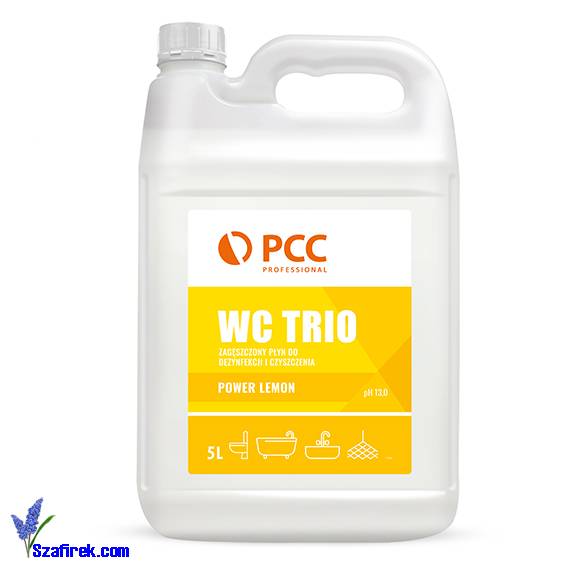  PCC WC TRIO PŁYN POWER LEMON 5L