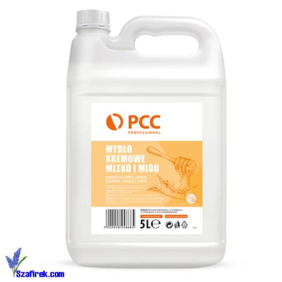 PCC PROFESSIONAL MYDŁO KREMOWE MLEKO, MIÓD 5KG