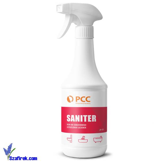 PCC SANITER PŁYN DO CZYSZCZENIA SANITARIATÓW 1L