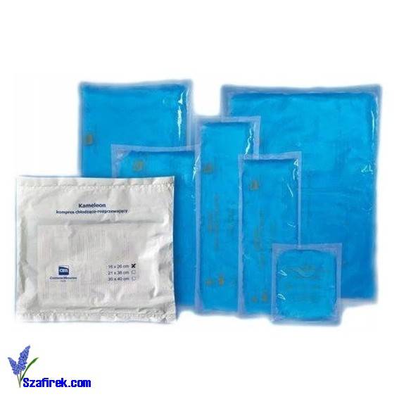 Kompres żelowy, zimno/ciepło, 16 x 26 cm 