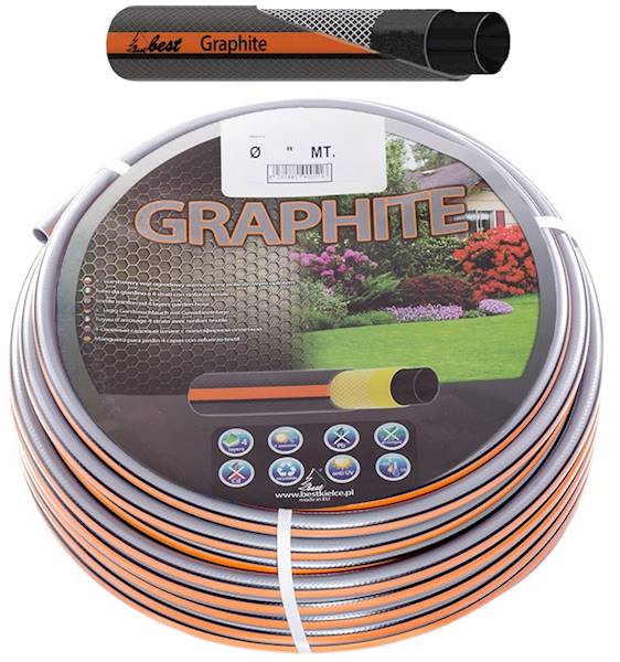 Wąż ogrodniczy Graphite 5/8" 50m 4-warstw.