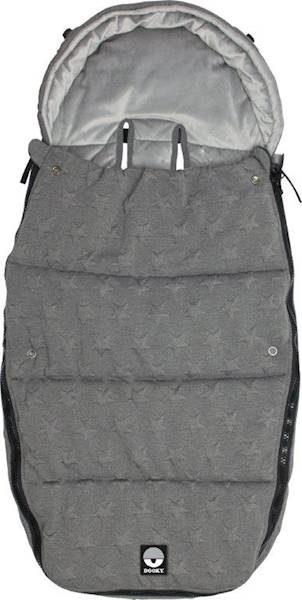 Śpiworek do wózka 6-36m Knitted Star grey