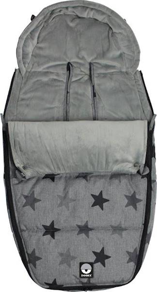 Śpiworek do wózka 6-36m Grey Stars