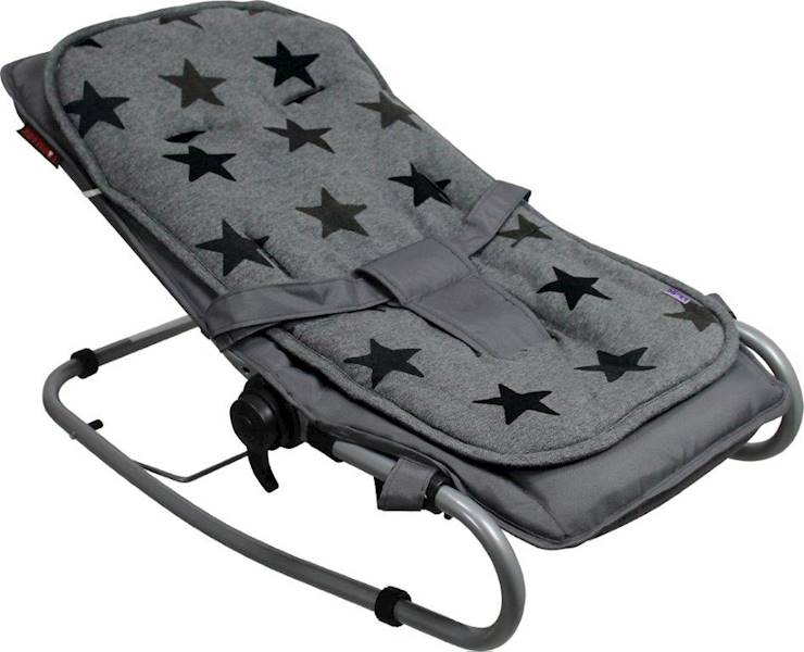 Uniwersalna wkładka do wózka 4w1 Grey Stars Dooky