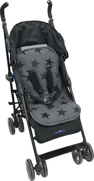 Uniwersalna wkładka do wózka 4w1 Grey Stars Dooky