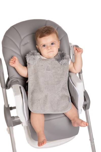 B-Śliniaczek Eco organic Koala grey