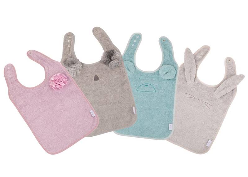 B-Śliniaczek Eco organic Koala grey