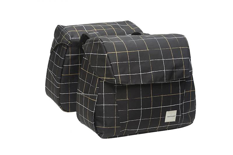 Check Joli Double torba rowerowa Black