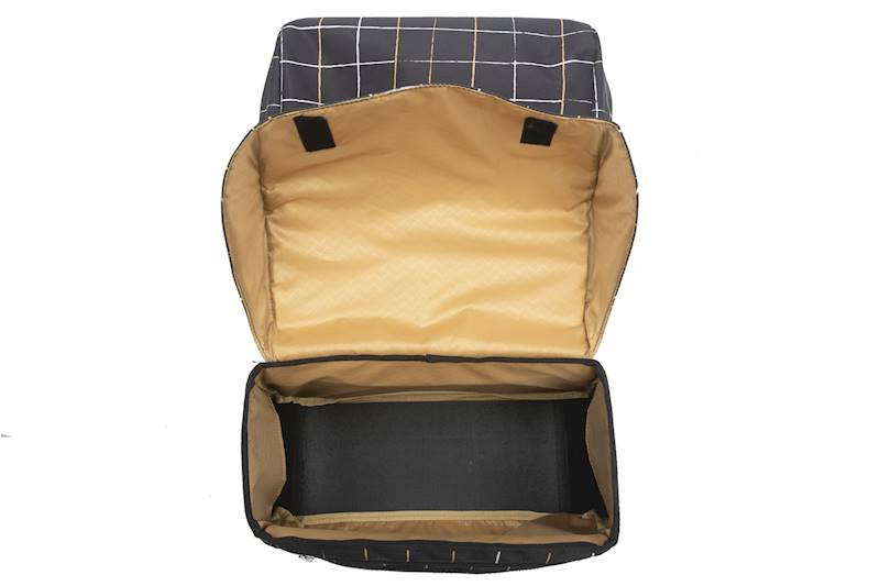 Check Joli Double torba rowerowa Black