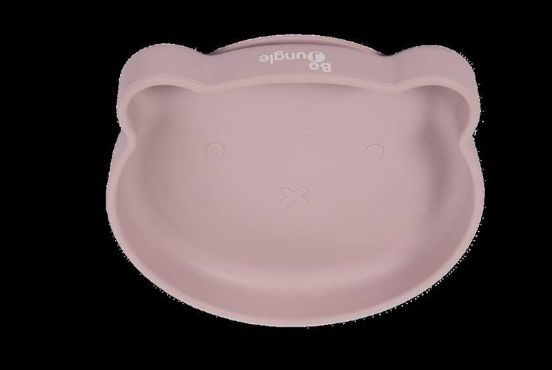 B-Talerzyk silikonowy Bear z przyssawką Pink 
