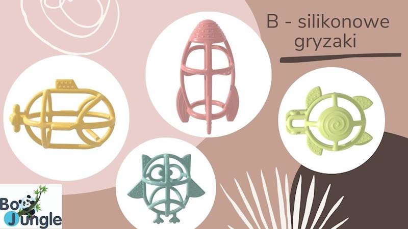B-Gryzak silikonowy łódź podwodna 