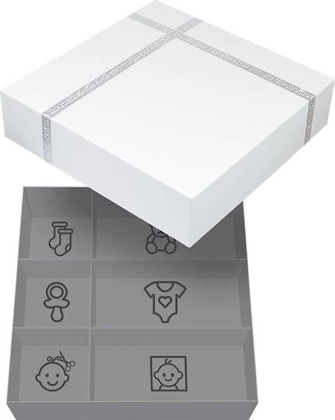 Dooky Odcisk bobasa, podwójna ramka i MEMORY BOX