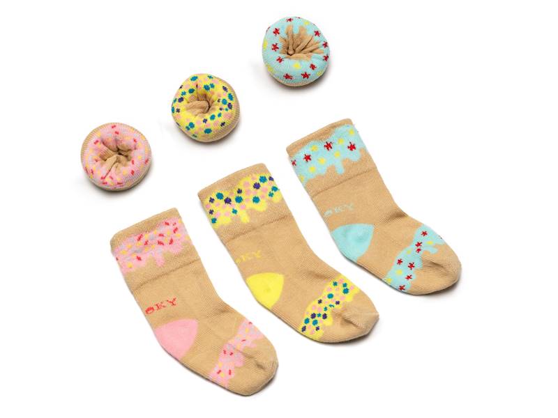 Dooky Gift DONUT skarpetki Tutti Frutti  3 pary