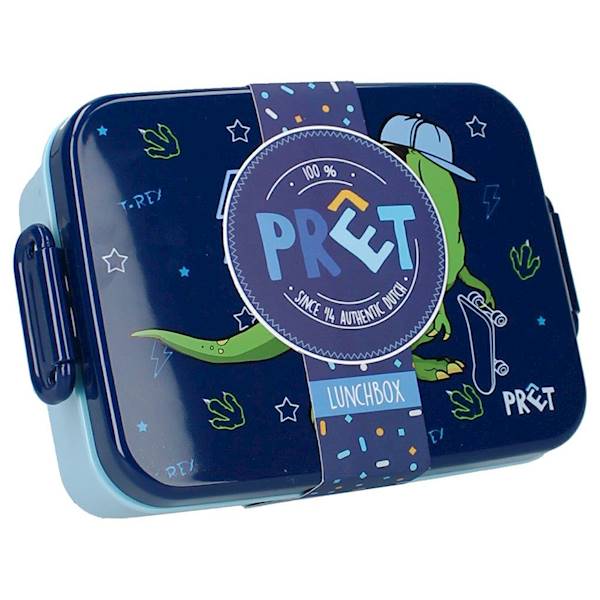 Lunch box PRET Dino T-Rex Navy 