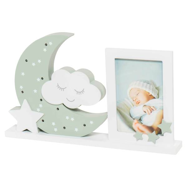 Ramka do zdjęć z lampką LED Moonlight DOOKY olive 