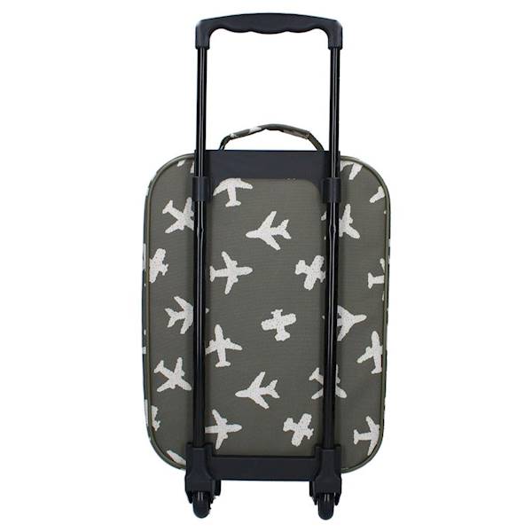 Walizka dla dzieci KIDZROOM Airplane khaki 