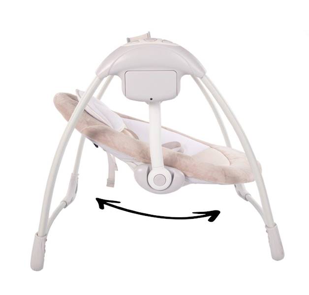 B-Huśtawka bujaczek Swing Dolphy beige