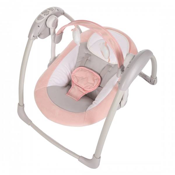B-Huśtawka bujaczek Swing Dolphy pink grey