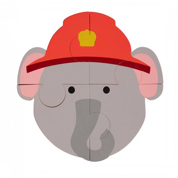 B-Puzzle Animal panda słoń lew 3 szt
