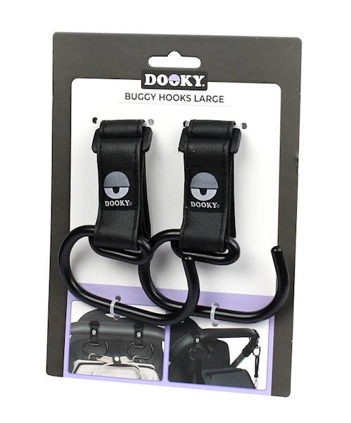 Hak zaczep do wózka Dooky large 2 sztuki