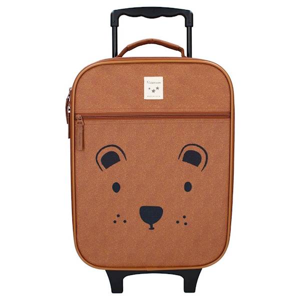 Walizka dla dzieci KIDZROOM Big Teddy Bear brown 