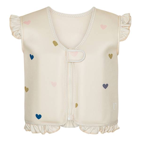 Kamizelka do pływania Neo Frill Milk Hearts 6-8L