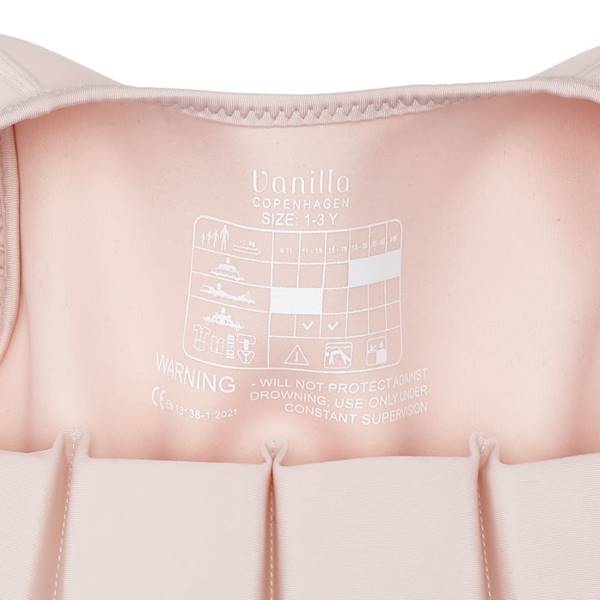 Kamizelka do pływania Neo Frill Milk Hearts 6-8L