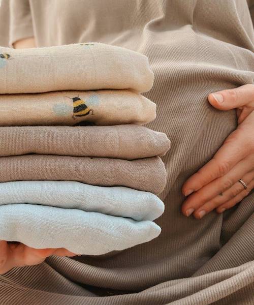 Muślinowe pieluszki 6 pack 70x70 cm Honeybee 