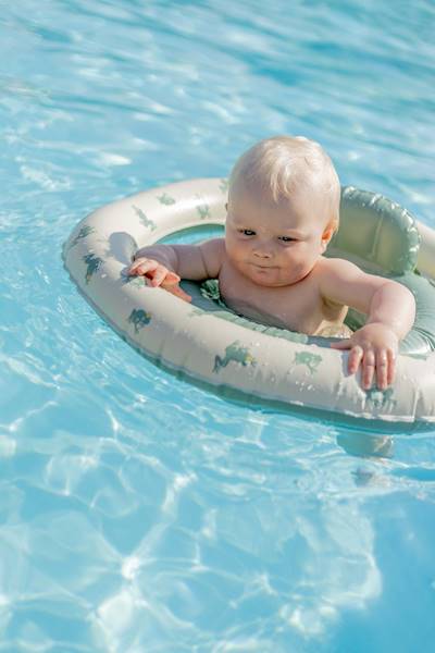 Koło do pływania Baby Fern Froggy z siedziskiem 