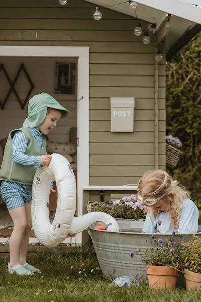 Kapelusz kąpielowy czapka UV fern green 12-24 m S