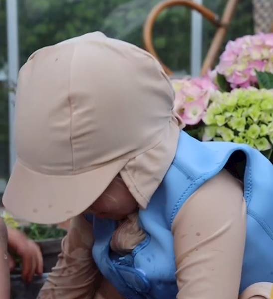 Kapelusz kąpielowy czapkaUV English Rose 2-4L M