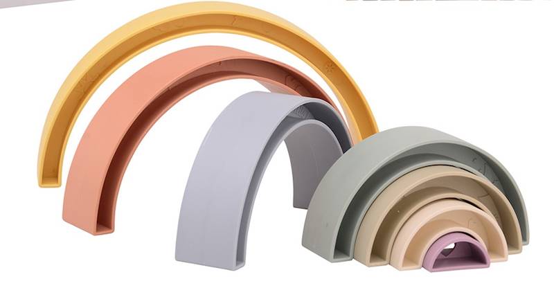 Tęcza do układania BIOplastik Happy World 12 m+