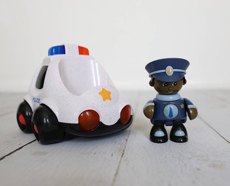 Wóz policyjny z policjantem TOLO BIO Firs Friends 