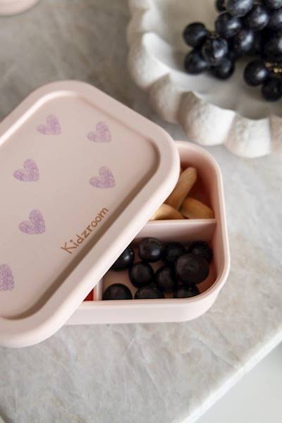 Lunchbox pojemnik silikon KIDZROOM Magical Heart 