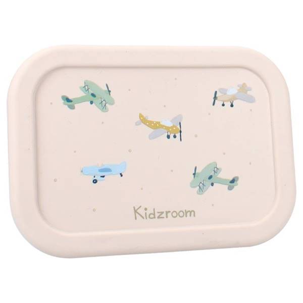 Lunchbox pojemnik silikon KIDZROOM Small Aeroplane