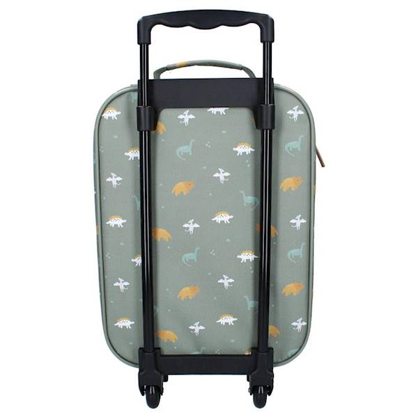 Walizka dla dzieci KIDZROOM Small Dino Green 