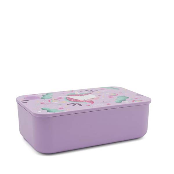 Plastikowy lunchbox pojemnik z rPET Jednorożec SAS
