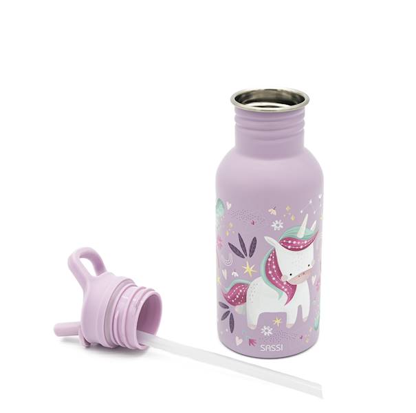 Butelka na wodę bidon 500 ml Jednorożec SASSI 